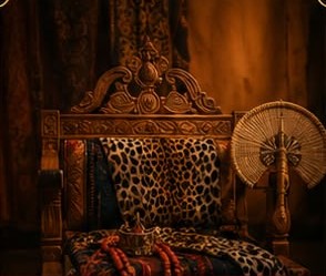 The royal throne